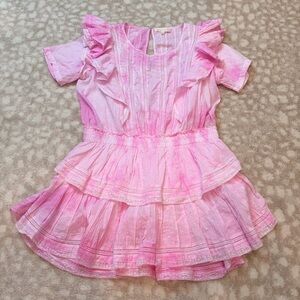 LoveShackFancy Pink Lace Detail Top